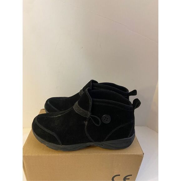 Easy spirit explore 24 ankle boots 8m black Esekridge style nwot - Picture 1 of 5